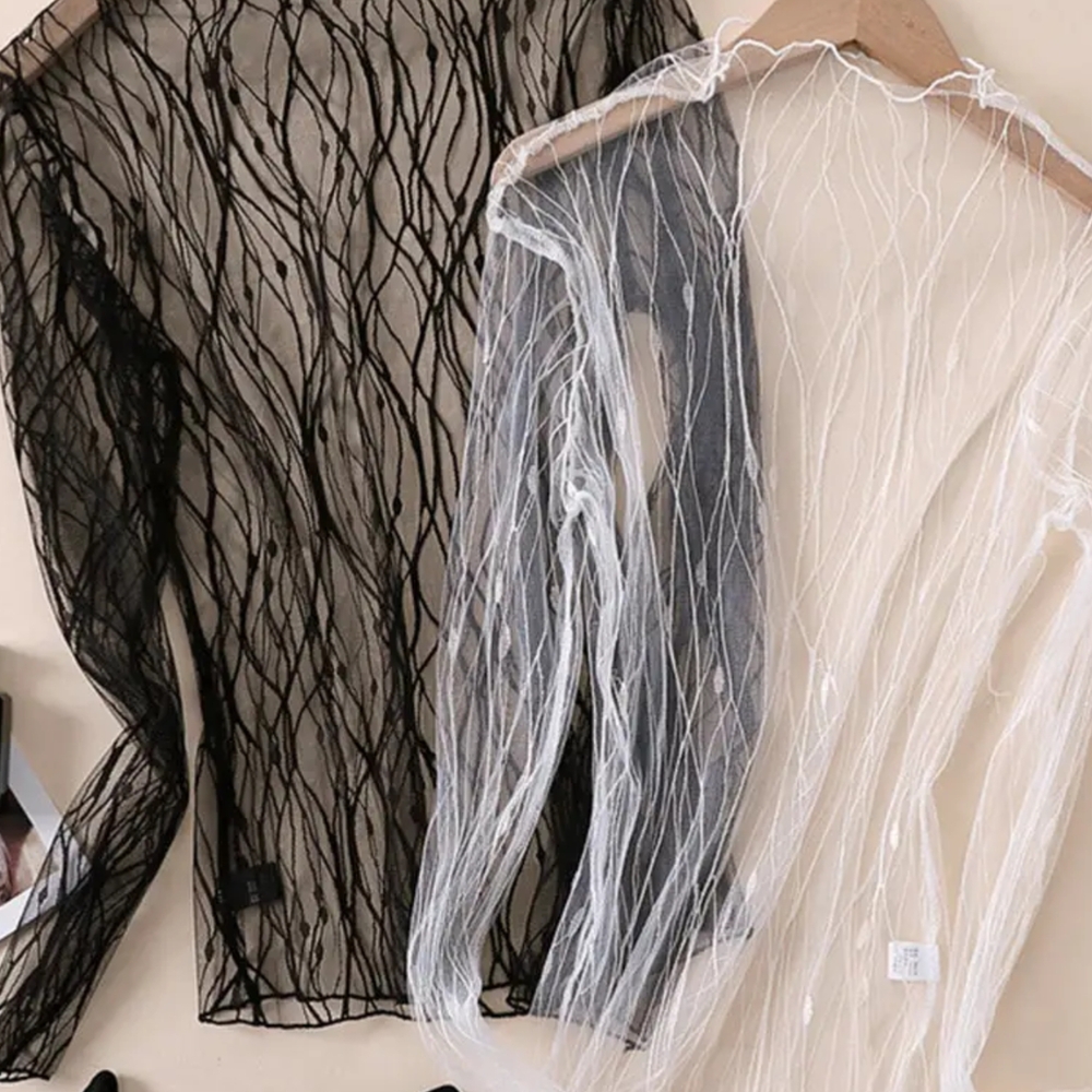 NWT Black Sheer Women's Top